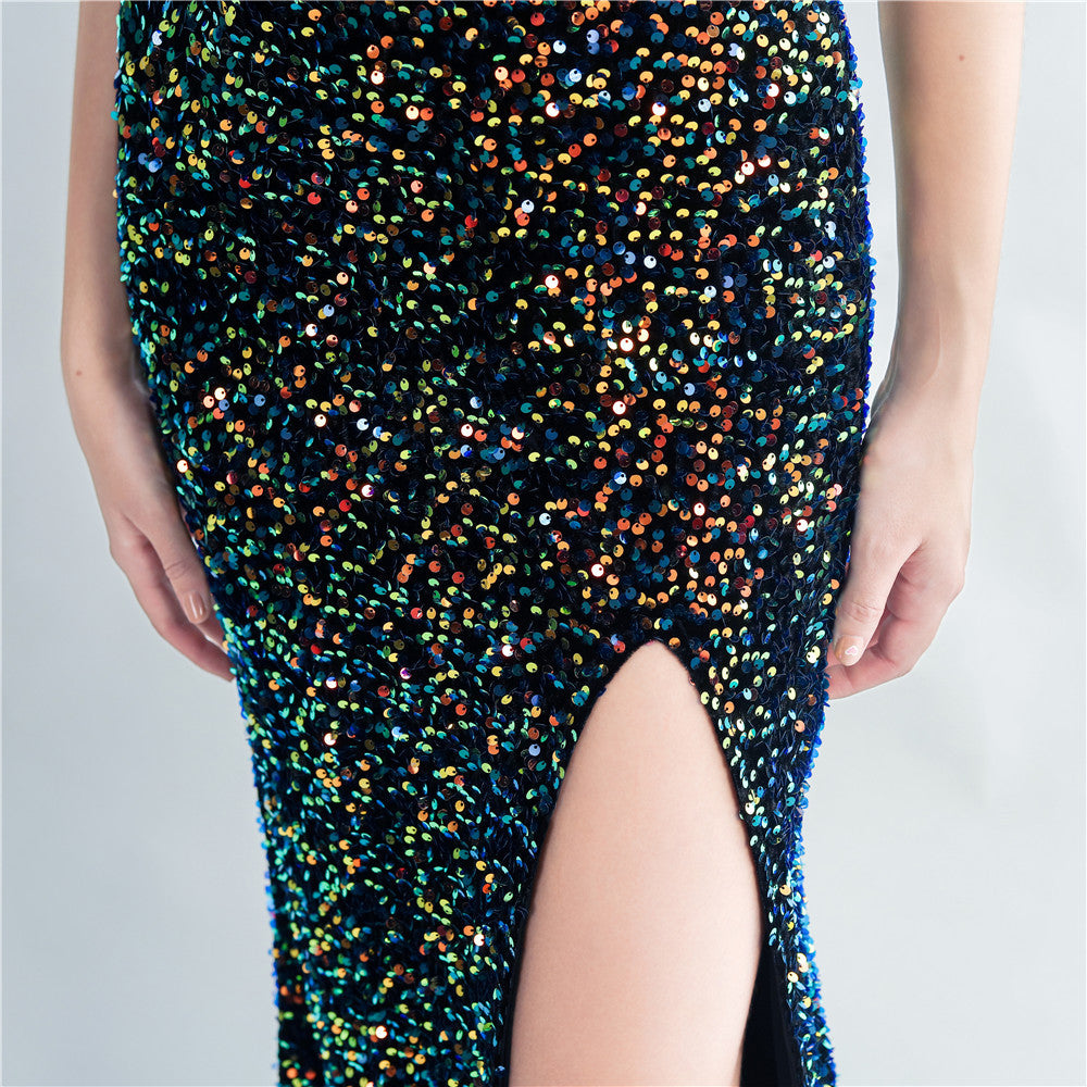 Women's 2025 Luxury Slim Evening Dress for Banquets and Celebrities