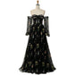 Sisters Bridesmaid Dress with Floral One-Shoulder Tube Top for Performance and Events