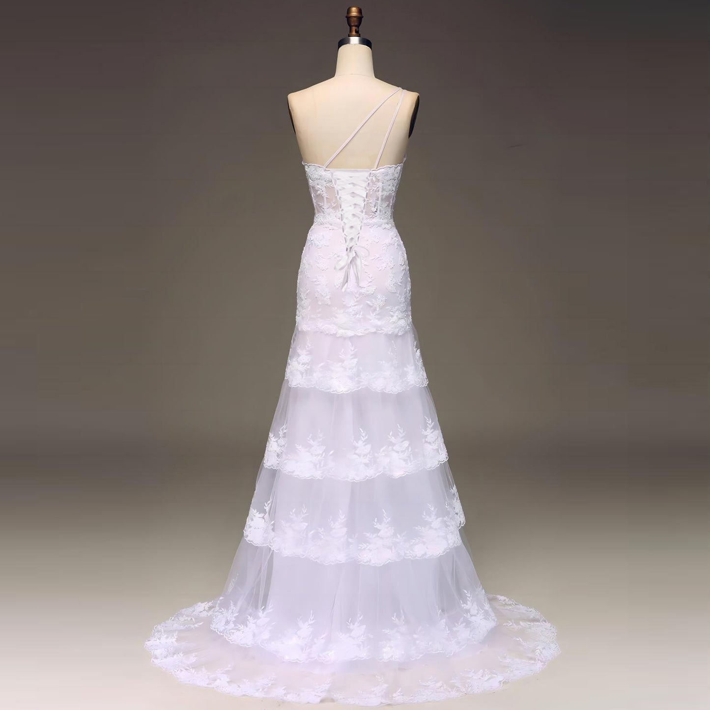 2024 Fashion One-Shoulder Slit Dress for Events and Red Carpet