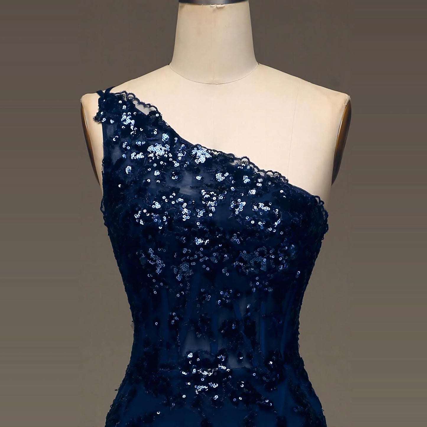 2024 Fashion One-Shoulder Slit Dress for Events and Red Carpet