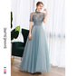Elegant Lace Sequin Evening Dress for Banquet and Adult Ceremony (No Return)