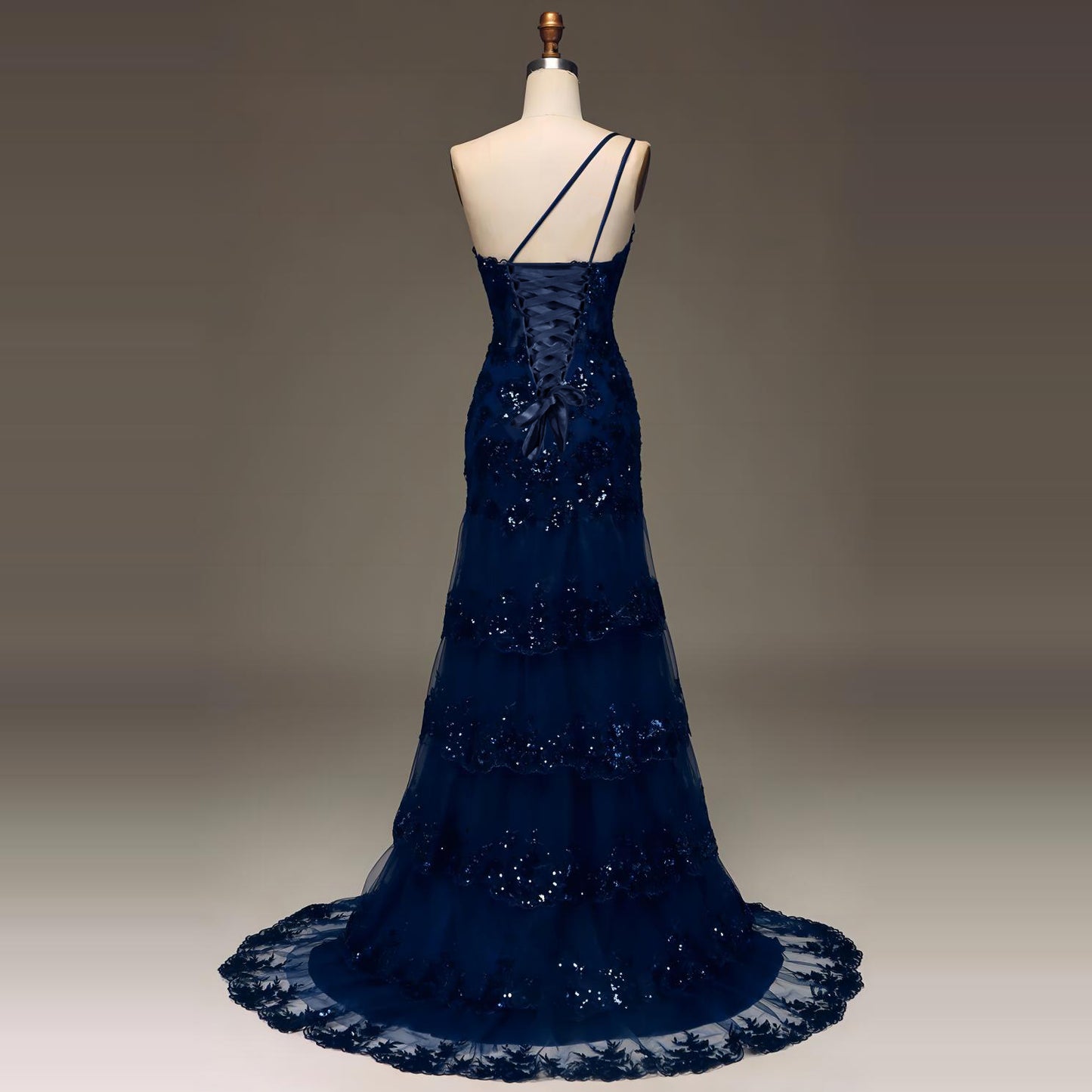 2024 Fashion One-Shoulder Slit Dress for Events and Red Carpet