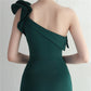 Noble One-Shoulder Ruffle Evening Dress
