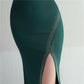Noble One-Shoulder Ruffle Evening Dress