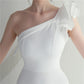 Noble One-Shoulder Ruffle Evening Dress
