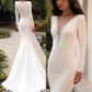 2025 Summer One-Shoulder Backless Lace Wedding Dress with Large Skirt and Train
