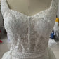 European-American Sexy Lace Backless Deep V Sleeveless Long Tail Evening Dress